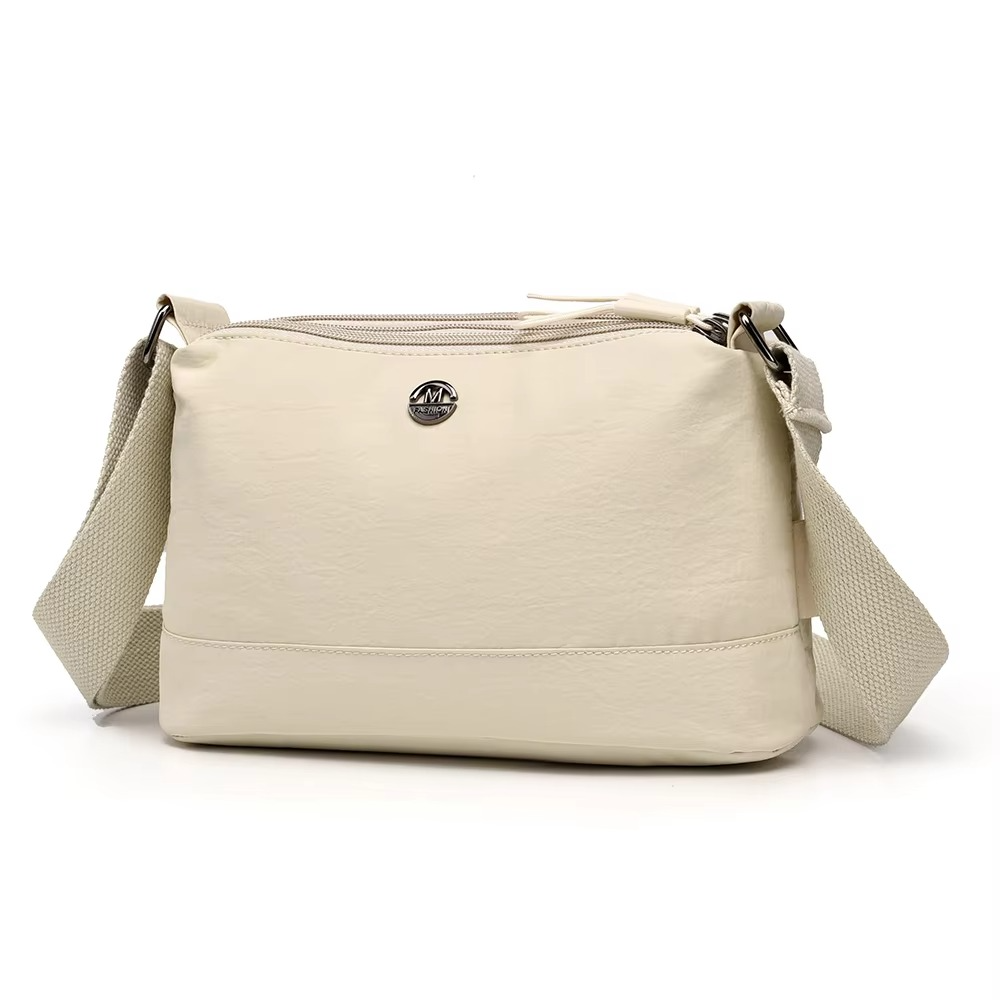 Women Waterproof Crossbody Bag Large Capacity Shoulder Bag Lightweight Anti-theft Purse with Pillow Pad Travel Casual Handbag