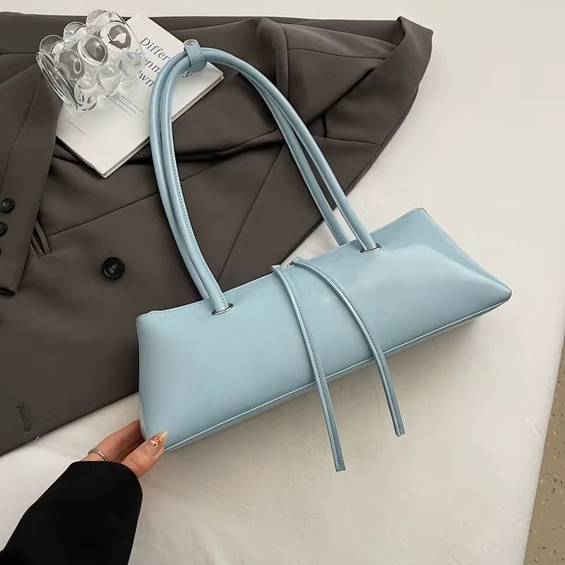 Fashion Women's Commuter Bag Quality Pu Leather Underarm Bag Ladies Large Capacity Shoulder Handbag Pillow Travel Bag Female
