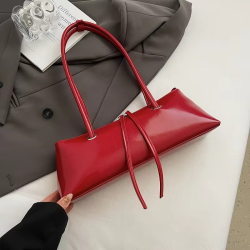 Fashion Women's Commuter Bag Quality Pu Leather Underarm Bag Ladies Large Capacity Shoulder Handbag Pillow Travel Bag Female
