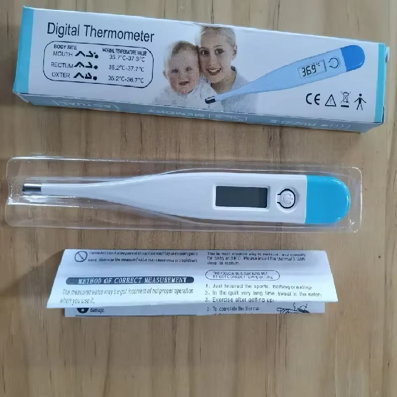 Digital Water Thermometer Accurate Oral and Armpit Temperature Reading Fever Alert Termometer Baby Bath Thermometers