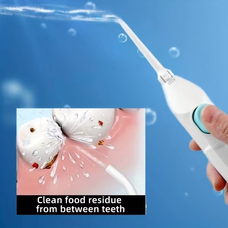 Household High Pressure Oral Irrigator Portable Teeth Clean Water Dental Floss Manual High Pressure Water Toothpick9.9