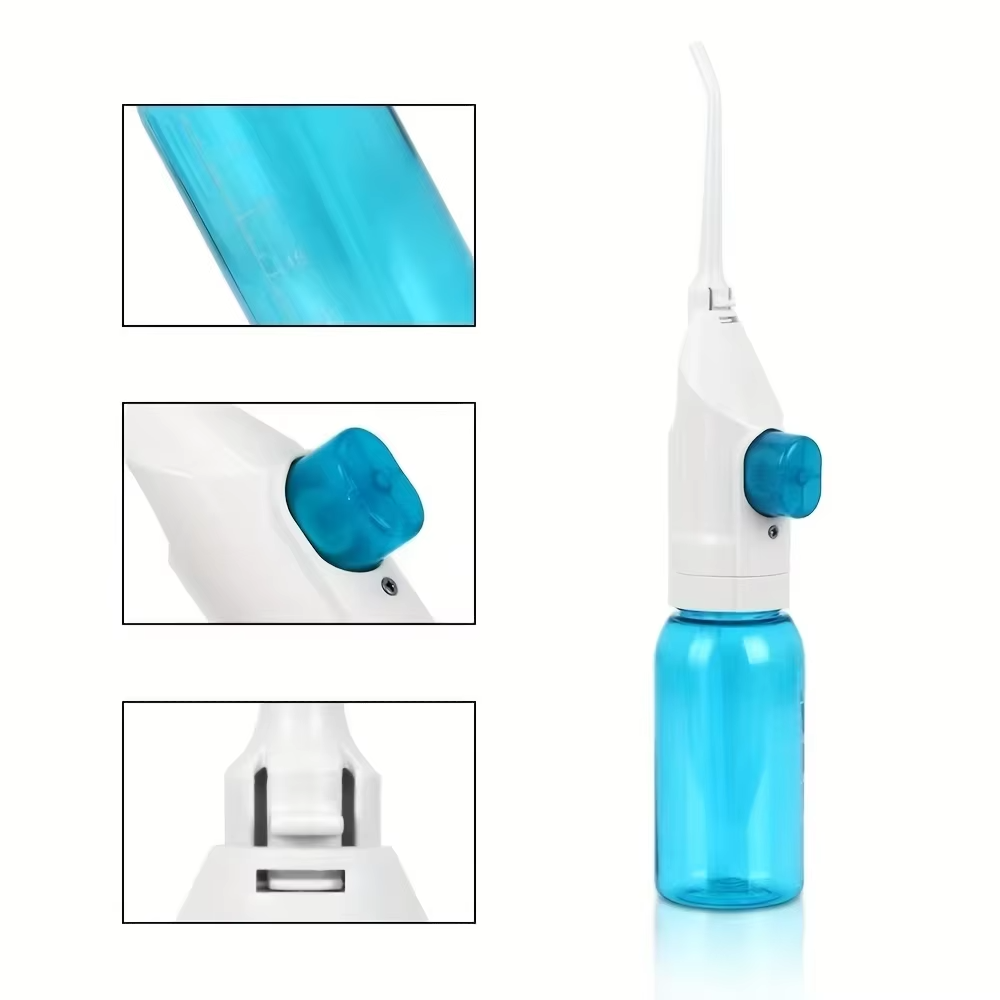 Household High Pressure Oral Irrigator Portable Teeth Clean Water Dental Floss Manual High Pressure Water Toothpick9.9