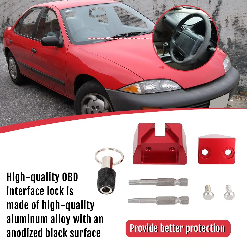 OBD2 OBD II Port Security Lock Anti-theft Kit Block Access to OBD Connector For 1996-Up Vehicles