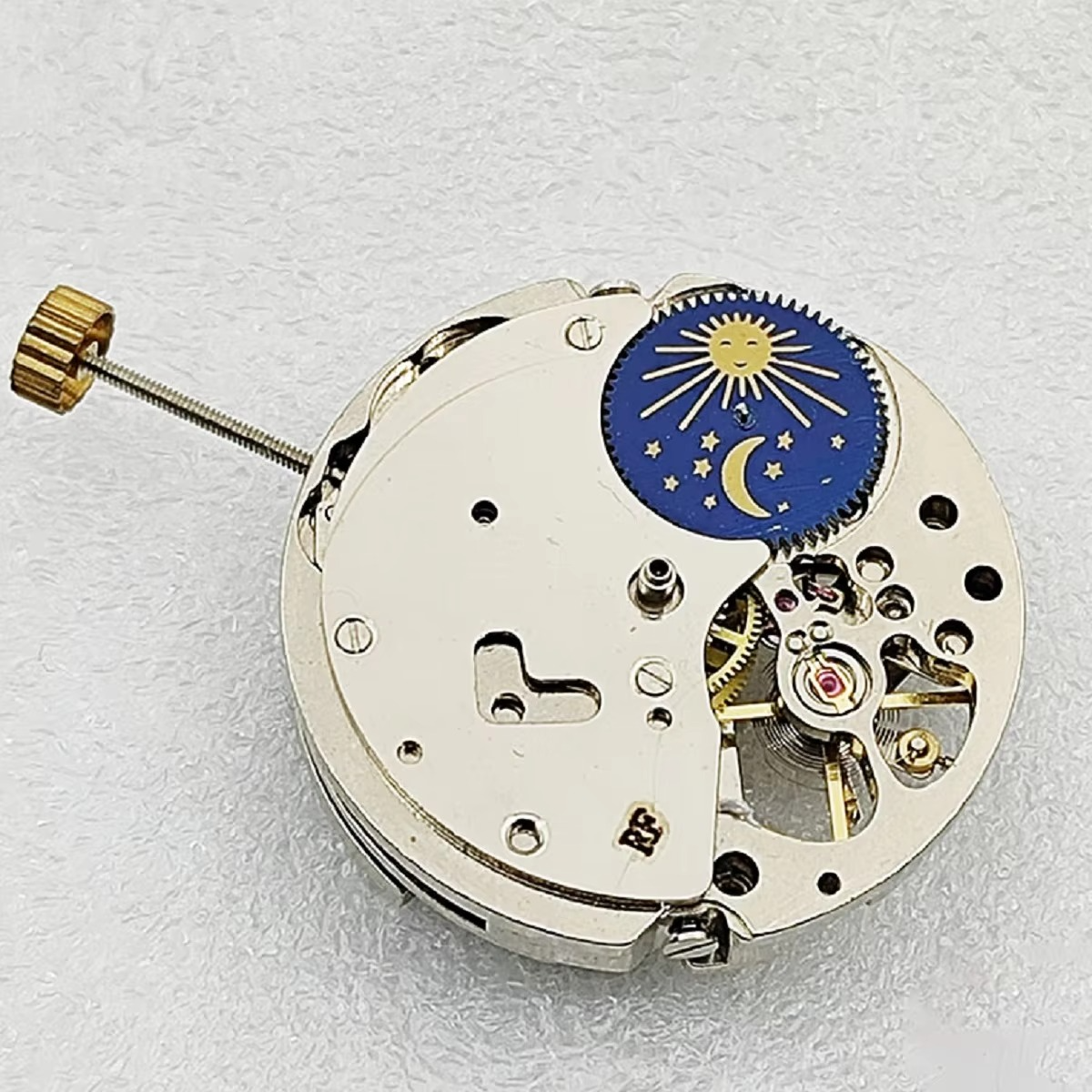 Watch accessories, domestic mechanical movement, Dandong Tong movement, 7120 five pin 6-point LB moon phase