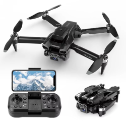 Drone aerial view brushless motor with obstacle avoidance optical flow foldable quadrotor foldable remote control airplane toy