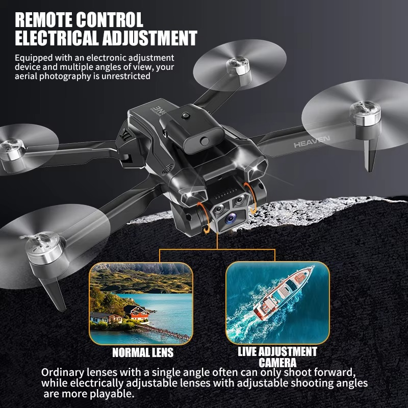 Drone aerial view brushless motor with obstacle avoidance optical flow foldable quadrotor foldable remote control airplane toy