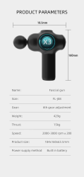 Mini Massage Gun Fascia Machine Muscle Relaxation Vibrating Gun Rod Massage Fitness Equipment Neck Grab Fascia Gun