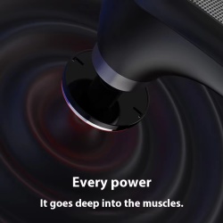 Fascia Gun Massage with Hot and Cold Heads Adjustable Angles Portable Percussion Back Massager for Muscle Neck Body Fitness