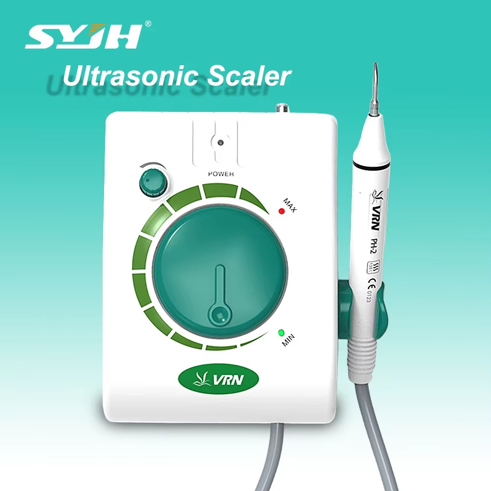 VRN Portable Dental Ultrasonic Scaler Ultrasonic Scaler Unit Teeth Whitening Piezo Tartar Removal Machine Dental Cleaning Device