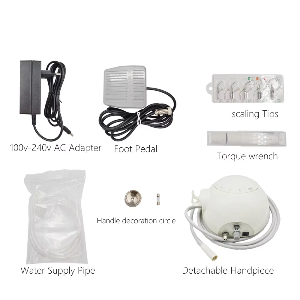 Dental Ultrasonic Piezo Electric Without light Scaler For Woodpecker/EMS Dentistry Chair Instruments Tooth Cleaning