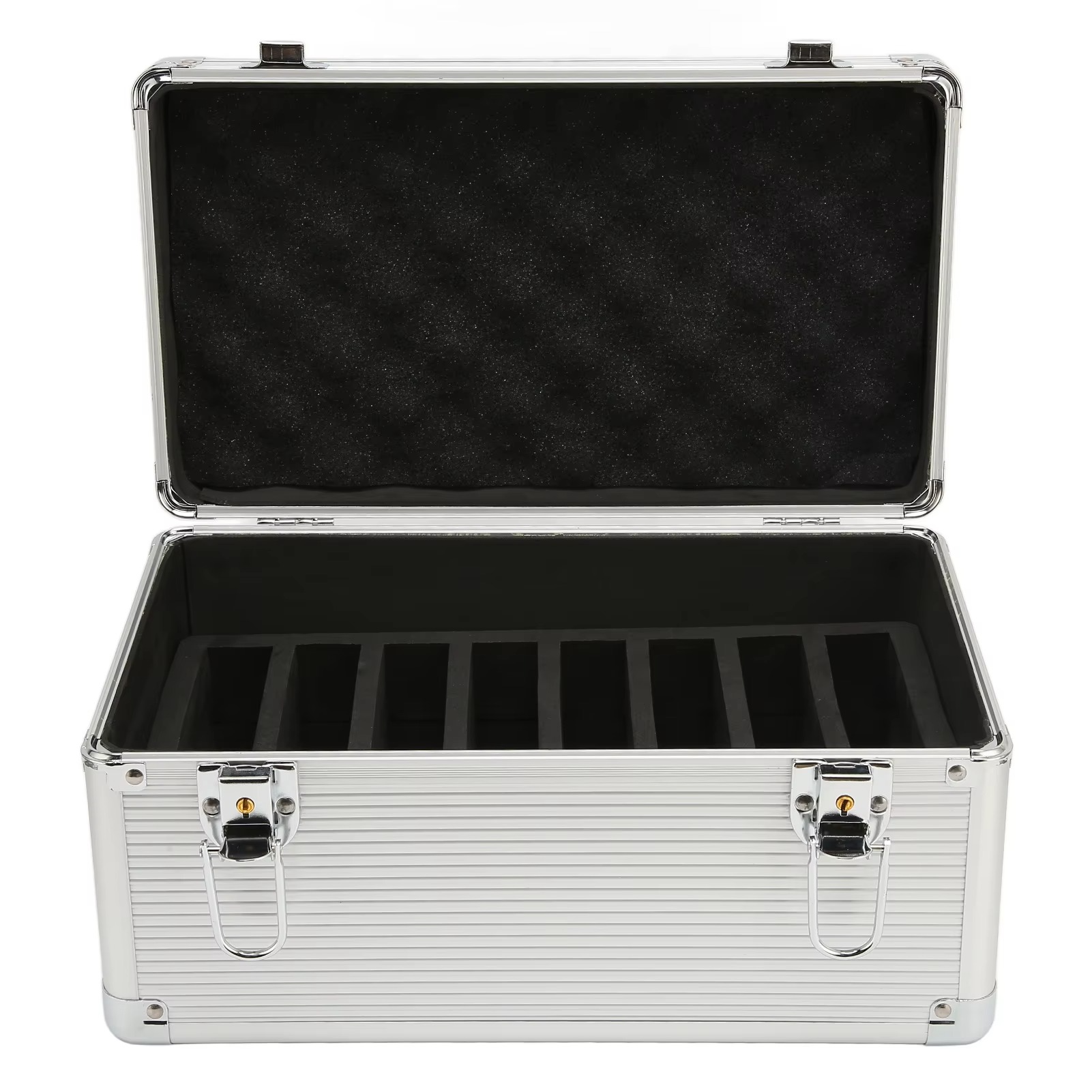 Hard Drive Storage Box Hard Drive Box Portable Handle Aluminum Alloy Corner Design Shockproof Double for Hard Drive