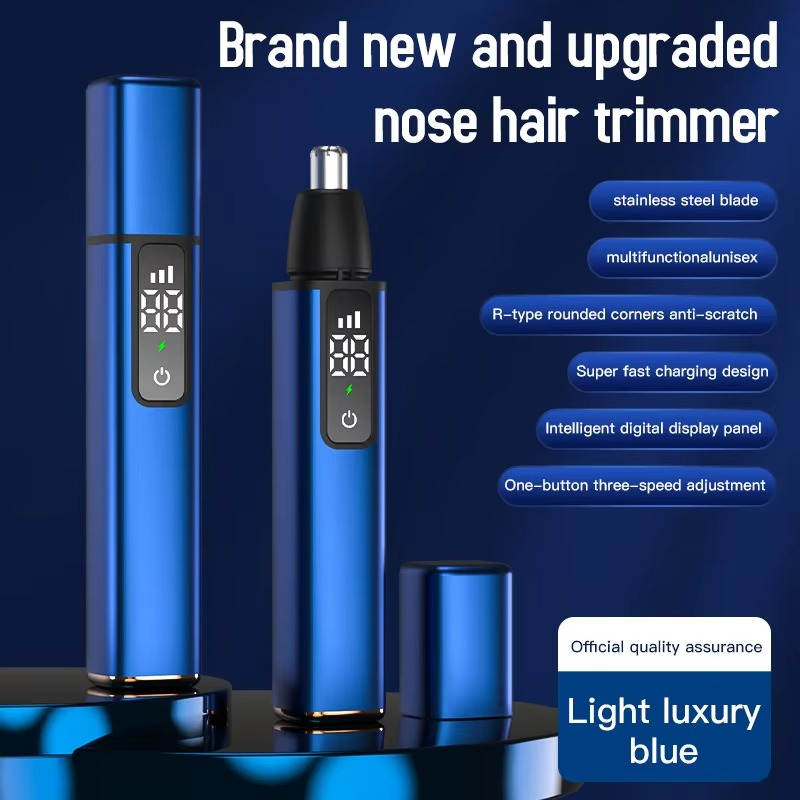 Xiaomi New Rechargeable Touch Screen Electric Ear Nose Hair Trimmer Type-C Fast Charging Portable Clipper Trimmer For Nose