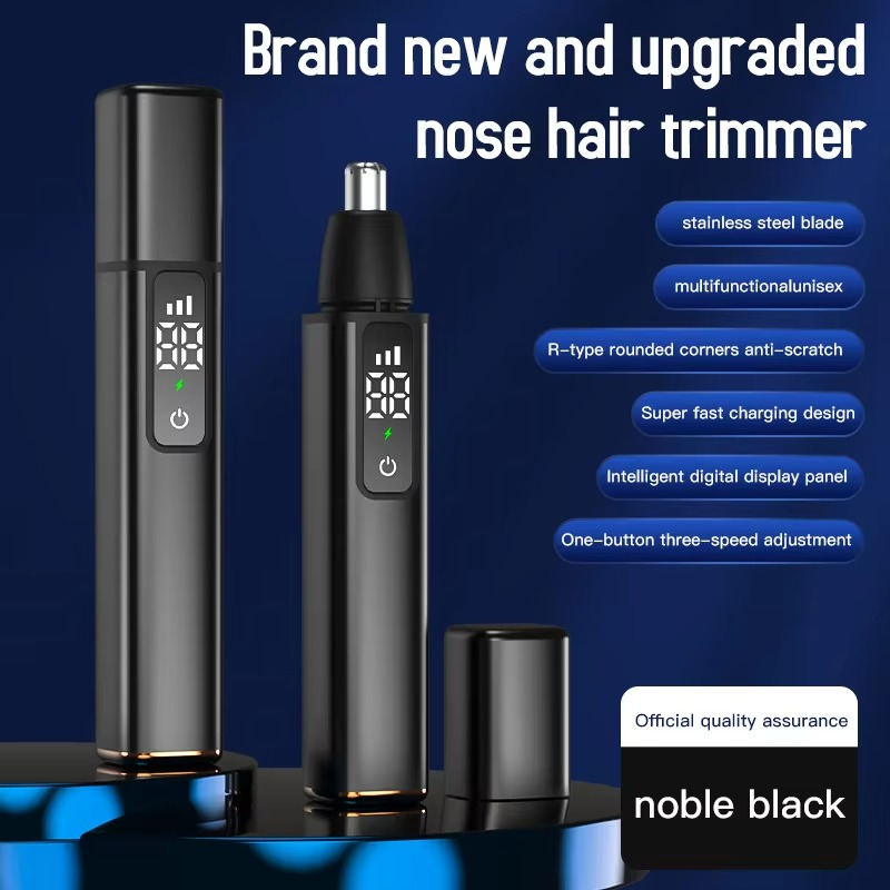 Xiaomi New Rechargeable Touch Screen Electric Ear Nose Hair Trimmer Type-C Fast Charging Portable Clipper Trimmer For Nose