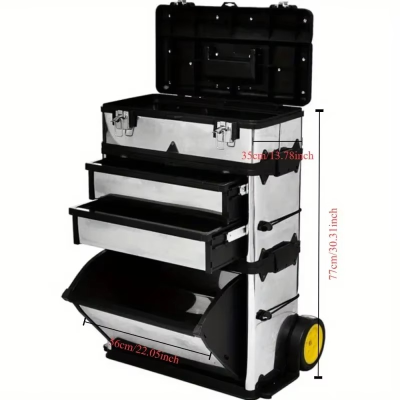 Belt 2 With wheels 3 Piece Rolling Tool Box
