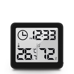 Digital Clock Desk Clock with Temperature Humidity Wall Clocks for Home Kitchen Office Desk Decorations NIDITON