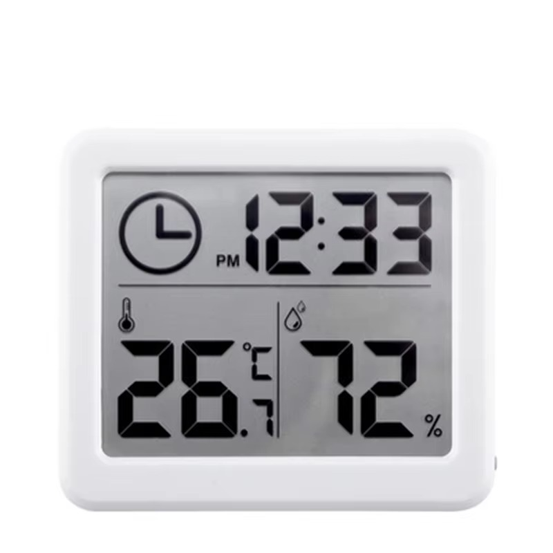 Digital Clock Desk Clock with Temperature Humidity Wall Clocks for Home Kitchen Office Desk Decorations NIDITON