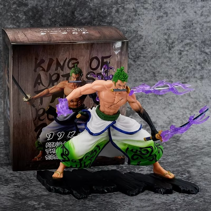 New 20cm One Piece Anime Figure GK Roronoa Zoro Action Figure PVC Collection Cartoon Model Doll Gift Toys Decoration