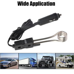 120W-140W 24V 12V Car Immersion Heater Cigar Lighter Plug Electric Heater For Tea Water Coffee Milk Safe Warmer Auto Accessories