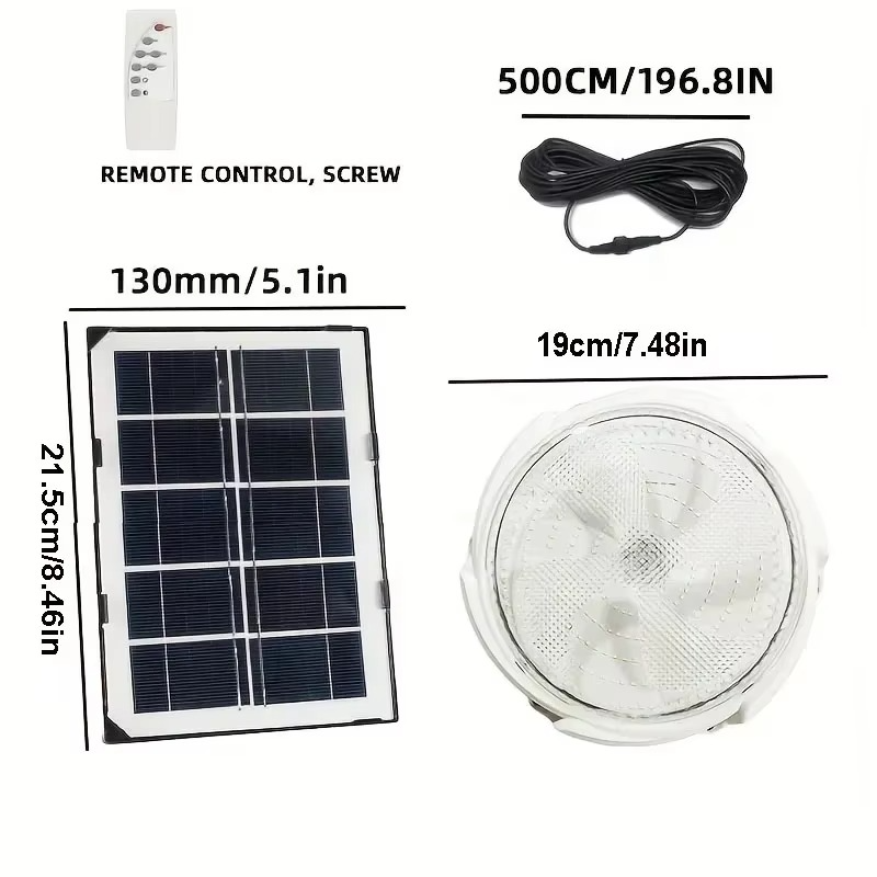 Solar lights Indoor Home Top Ceiling House Outdoor Garden pandent light Panel Lamp Fixture For Corridor Garden Living Room