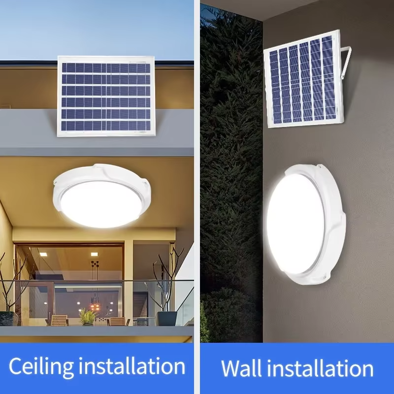 Solar lights Indoor Home Top Ceiling House Outdoor Garden pandent light Panel Lamp Fixture For Corridor Garden Living Room