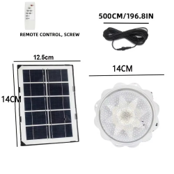 Solar lights Indoor Home Top Ceiling House Outdoor Garden pandent light Panel Lamp Fixture For Corridor Garden Living Room