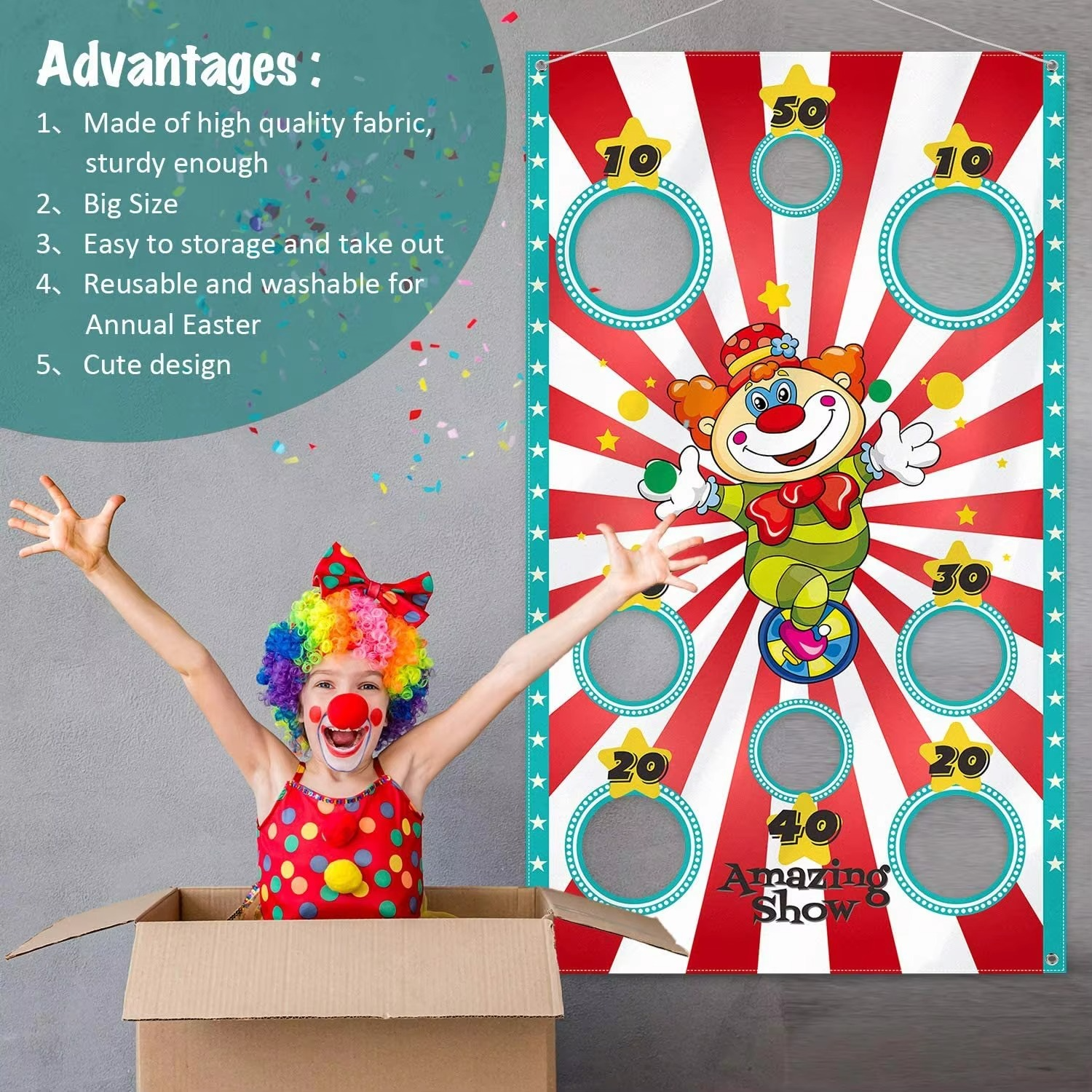 Throwing Bags Flag Funny Play Bean Bags Toy Game Safe Tossing Circus Performance Flag Outdoor Xmas Party Carnival Games Toys