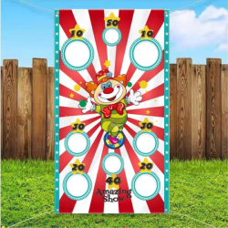 Throwing Bags Flag Funny Play Bean Bags Toy Game Safe Tossing Circus Performance Flag Outdoor Xmas Party Carnival Games Toys
