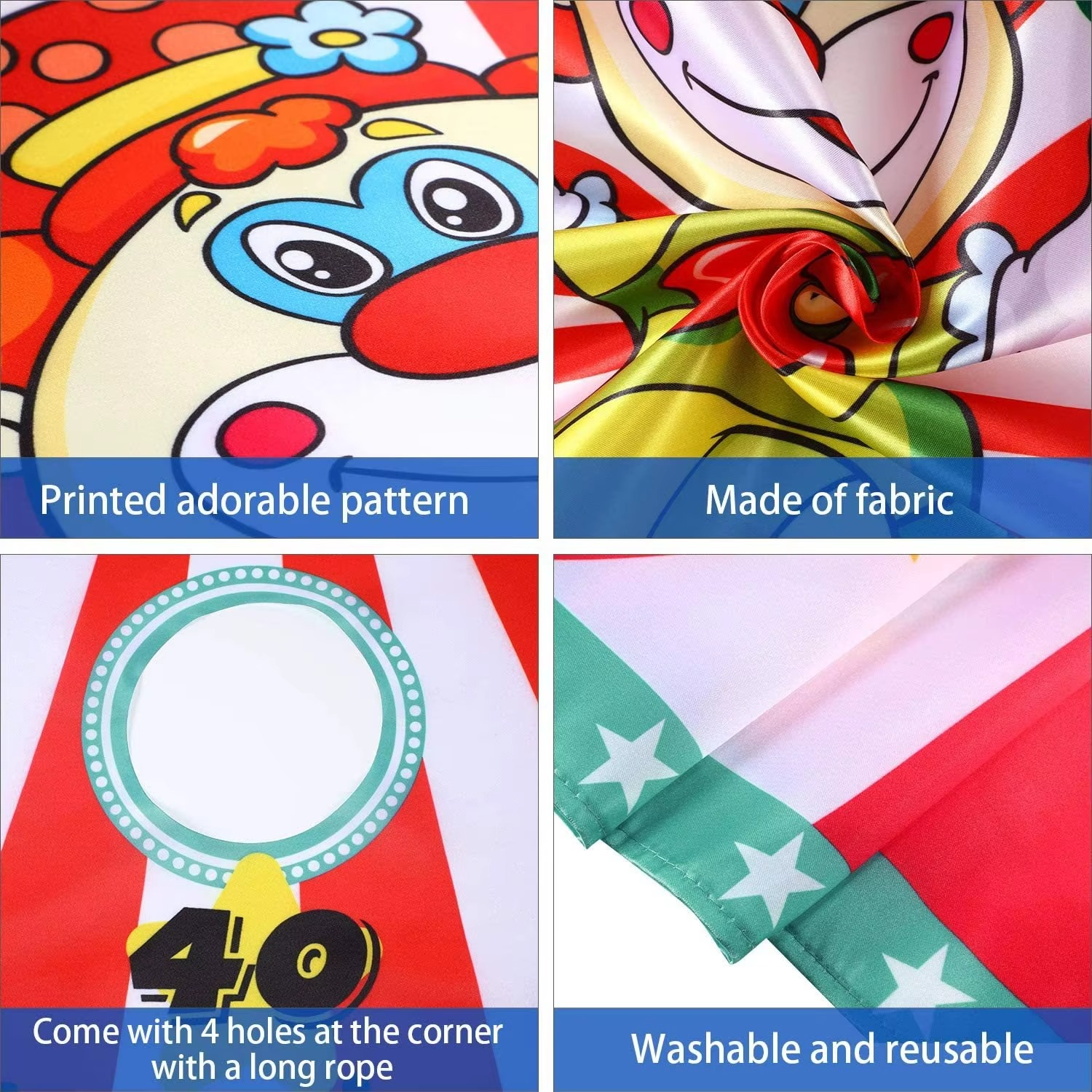 Throwing Bags Flag Funny Play Bean Bags Toy Game Safe Tossing Circus Performance Flag Outdoor Xmas Party Carnival Games Toys