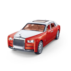 Simulation Rolls-Royce Phantom Model Car Model Ornaments Luxury Car Sedan Children's Toy Car Boy Collection with Box
